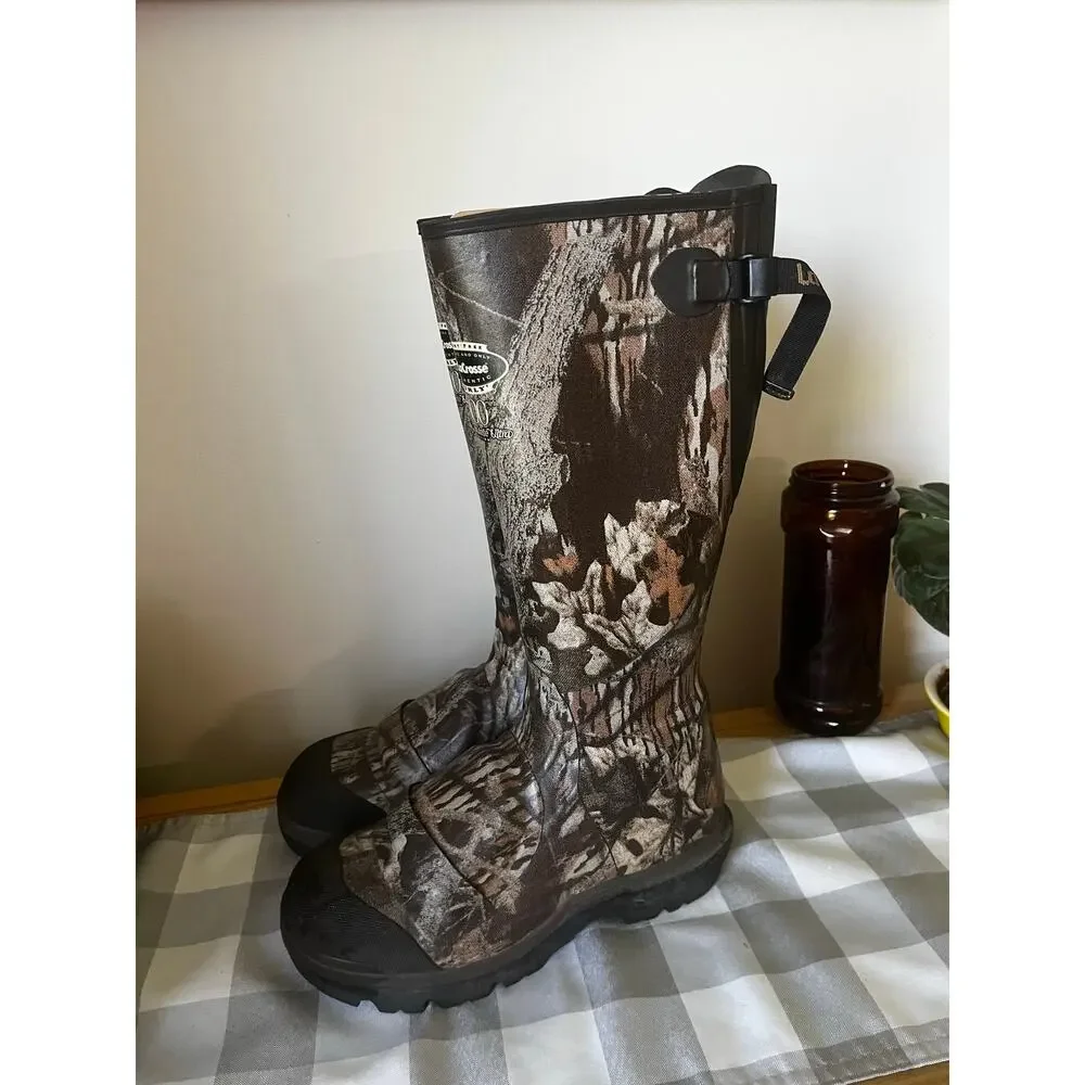 Lacrosse Camo Burly Scent Free 600mg Thinsulate Huntibg Waterproof Boots Men 10